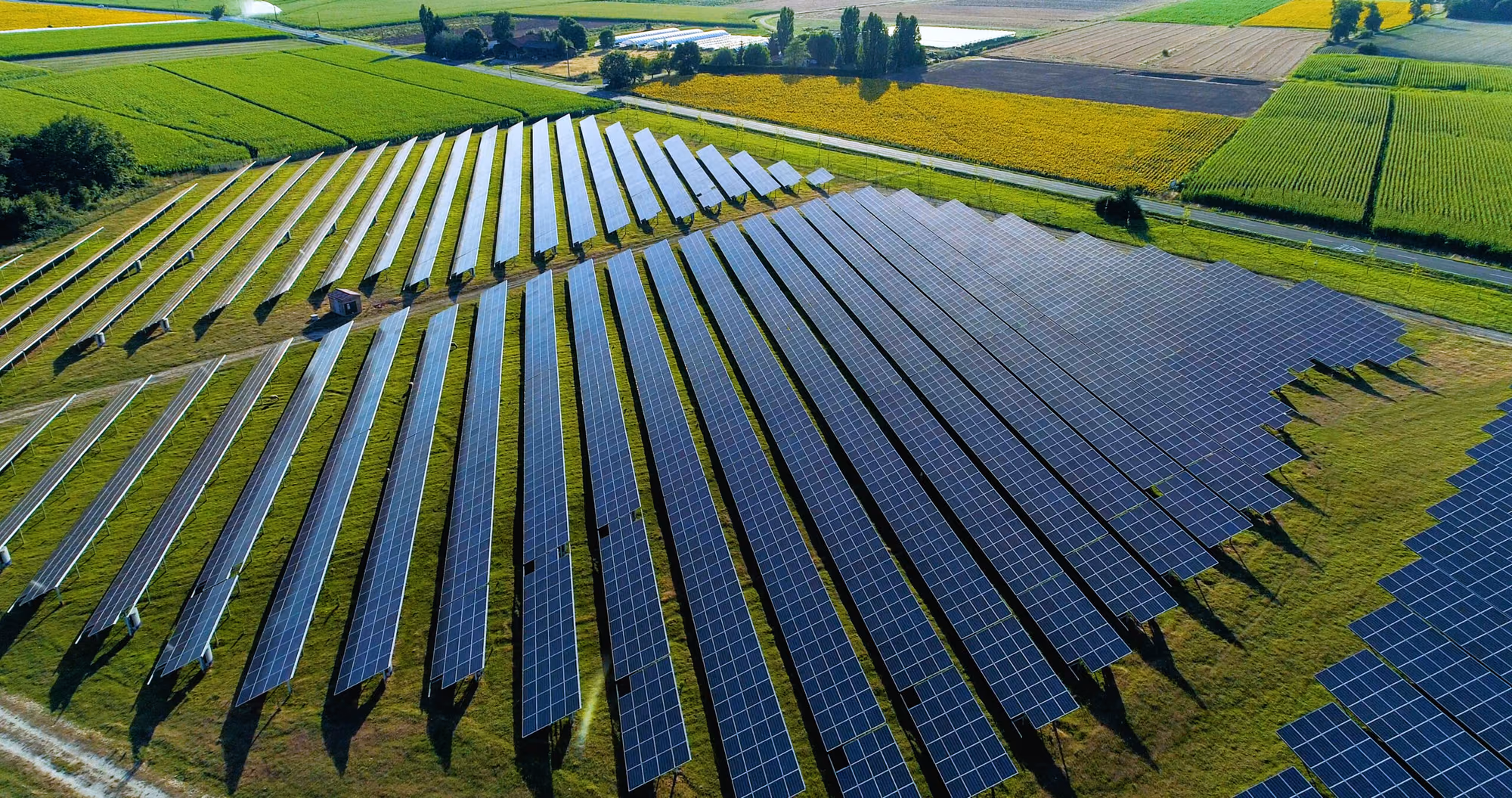 Centrale photovoltaïque installée au sol